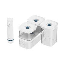 Fresh & Save Cube La Mer Vakumlu Başlangıç Seti, Boyut S/m, 5 Parça, Vakum Pompası Dahil, Hava Geçirmez Ve Vakumla Diğer