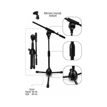 Yankı Ms-18k Kürsü Mikrofon Standı Metal Tripod Sehpa - 9025085144228
