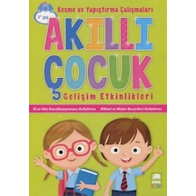 Akıllı Çocuk Kesme ve Yapıştırma Çalışmaları Gelişim Etkinlikleri 3+Yaş- Ema Çocuk