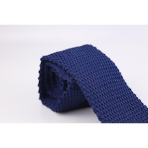 Demfashion Özel Desenli Örme Kravat - Mavi (546151848) Mavi