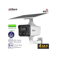 Dahua Ipc-hfw2441dg-4g-sp-b-max 4mp 4g Dış Mekan Güneş Enerjili Bullet Güvenlik Kamerası - Renkli