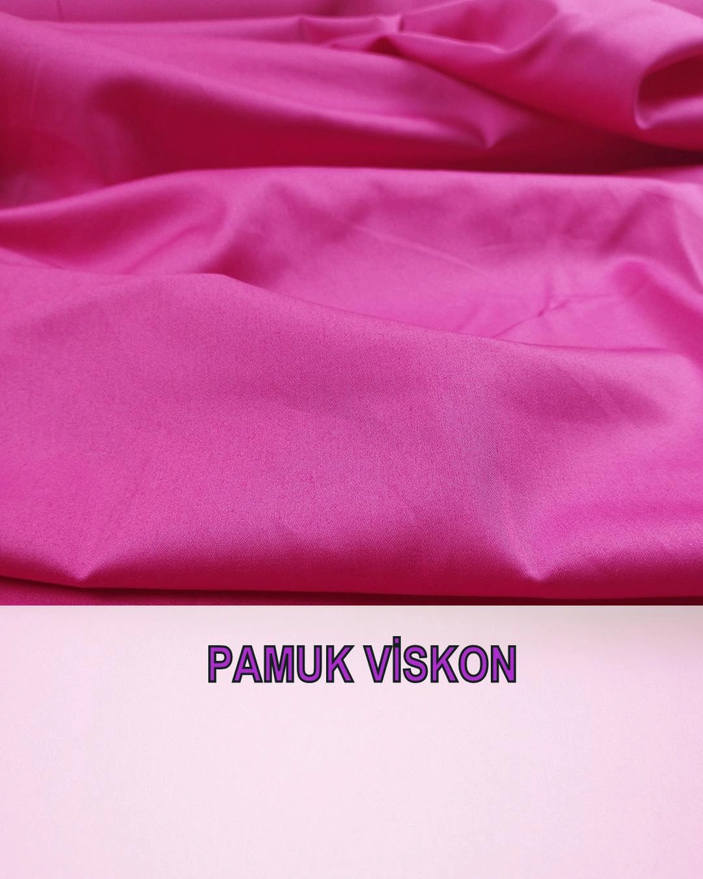 Pamuk Saten Pembe Renkte En: 150 Cm-3308 Renkli