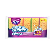 Parex Bubble Sünger Eko Paket 5'li - 7 Adet Tarı