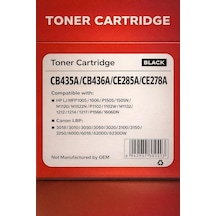 Hp Ce285a, Cb435a, Cb436a, Canon Crg-725 Uyumlu Muadil Toner, Yüksek Baskı Kalitesi, Uzun Ömürlü, Çipli, Lazer Yaz
