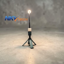 Teleskopik Tripod Tabanlı Taşınabilir Kamp & Outdoor Lambası-nkvtech Zf6968 Mavi