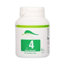 Schüssler Tuzları Actomins Nr 4 Kalium Chloratum 400 Tablet
