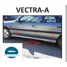 Opel Vectra A Marşpiyel Takımı Sağ Sol Boyasız Siyah Teslim Fiberclass