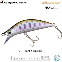 Major Craft Finetail Eden 50Hs 5.5Gr Lrf Sahte Balık - 01 Pearl Y