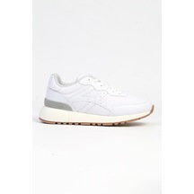 Benetton Bn-30984- 3319 Beyaz - Kadın Spor Ayakkabı 001