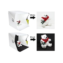 Ürün Çekim Çadırı Mini Fon Fotoğraf Stüdyosu Ledli Işık Perdesi 24242446189 Diğer