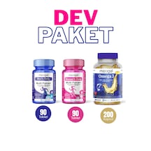 Omega 3, 200 Kapsül + Multi Men + Multi Women Dev Avantajlı Paket