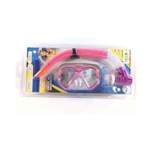 Kervansanal Maske Şnorkel Seti - 2363A-Pembe