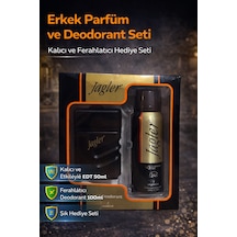 Erkek Parfüm Seti Edt 50 Ml Ve Deodorant 100 Ml Kalıcı Koku Hediye Seti