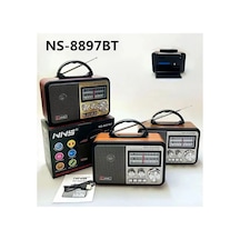 Nns Ns-8897 Orta Boy Retro, Nostaljik, Ahşap Tasarım Radyo 5224