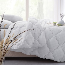 Puffy Melly Anti-Stress Çift Kişilik Yorgan Roll Pack 195x215 Beyaz