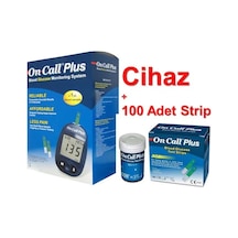 On Call Cihazı Aleti Ve Test Stribi 2 Kutu 100 Adet