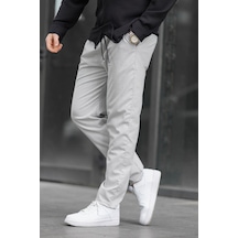 Madmext Gri Düz Paça Erkek Pantolon 6531-gri Gri