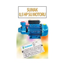 0,5 Hp Su Motoru 220 Volt 2,4 Amper