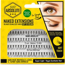 Nano Absolute Naked Extensions El Yapımı Takma Kirpik 12 Mm Medium G-1464