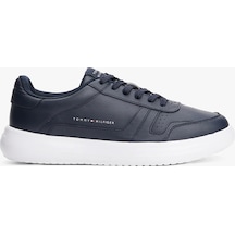 Tommy Hilfiger Modern Hafif Tabanlı Deri Erkek Sneaker Fm0fm05529dw5 Mavi
