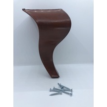 Karakoçaksesuar Lükens 20 Cm Ceviz Plastik Mobilya Ayağı (4 Adet)