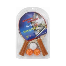Aksu Masa Tenisi Raket Seti 2 Raket 3 Top Sht-120