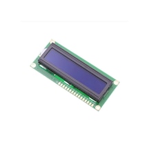 2X16 Lcd Ekran Mavi Üzerine Beyaz