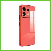 Bezos Redmi Note 13 4g Uyumlu Kılıf Volet Silikon - Kırmızı Dmc