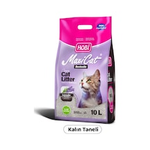 Hobi Maxicat Lavantalı Kalın Taneli Bentonit Kedi Kumu 10 L