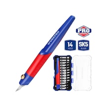 Workpro Wp219005 14 Parça Profesyonel Hobi Maket Bıçağı Seti