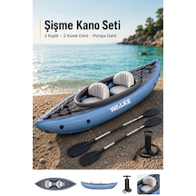 Walke Premium 2 Kişilik Pompa Kürek Dahil Şişme Kano 331 X 88 Cm 15103