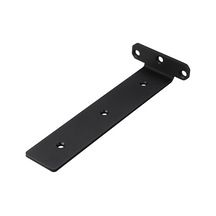 Sones 5mm Kalınlığında Üçgen Braket Kitaplık Bölme Plakası, Stil: 150mm Siyah