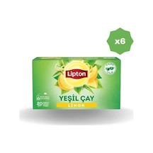 Lipton Limonlu Yeşil Çay 20'li - 6 Adet