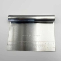 Trendooze Kahverengi Gaojunshop01 Paslanmaz Çelik Hamur Kesici Ergonomik Kulp Yumurta Dilimleyici Gümüş Gümüş