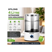 Rbh04 Ultrasonik Hava Nemlendirici 4 Litre Buhar Makinesi Aroma Difüzörü Otomatik Kapanma