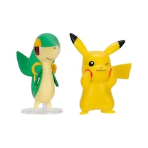 Pokemon Battle 2'li Figür Seti Pikachu & Snivy Pokemon