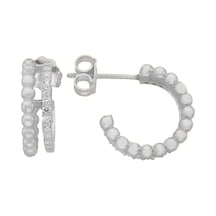 Top Halka Küpe 717098 Silver Gümüş