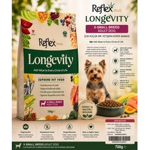 Reflex Plus Longevity Hipoalerjenik Çok Küçük Irk Yetişkin Köpek Maması 700gr