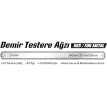 Bay-tec Demir Testere Ağzı , El Testere Laması ( Geniş )