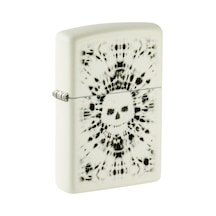 Zippo 49193 Hippie Skull Design Çakmak Çok Renkli