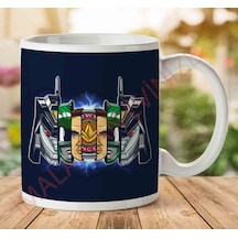 1-908 Green Ranger Power Rangers İki Tarafı Baskılı Kupa Bardak.jpg