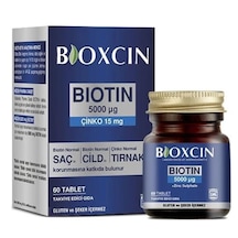 Bioxcin Biotin 5000 Mcg Çinko 15 Mg 60 Tablet