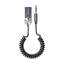 Usams Bluetooth 5.0 Receiver Usb Aux Wireless Araç Kiti Telefon Konuşma Müzik Dinleme Ba01 Sj46