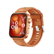 Fit 4 Nova Silikon Kordon - Turuncu Ahşap