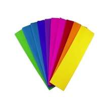 Krapon Kağıdı 10 Renk 50x200 Cm 1 Paket Grapon Kağıdı Karışık Renkli 10'lu Okul Sınıf Kreş Diğer