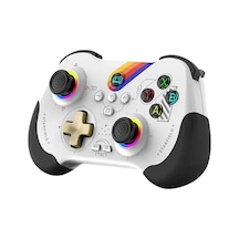 Z01 Pc/ps4/ps3/Apple Uyumlu iOS/switch/android Telefon Tv Tablet Titreşimli Rgb Bluetooth Joystick Gamepad Rainbow