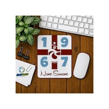 Kişiye Özel Bordo Mavi Baskılı Oyuncu Mousepad 0146