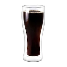 Çift Katman Cam Bardak Belli 300 ML Meşrubat Kola Bardağı Çkbb-30