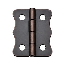 Antik Bakır 100 Adet Papatya Menteşe Düz 40x30 Mm - Dekoratif Çerçeve Fener Sandık Kutu Menteşesi Çok Renkli