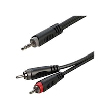 Roxtone Rx-K12910 10 Metre 3.5 Mm Stereo - Çift Rca Gitar Ses Ka